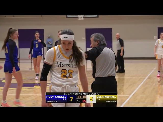 High School Girls Basketball: Holy Angels vs. Duluth Marshall