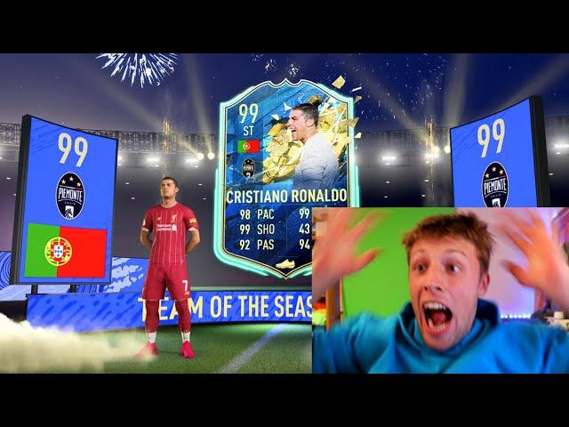 I GOT 99 TOTS RONALDO IN A PACK!! - FIFA 20