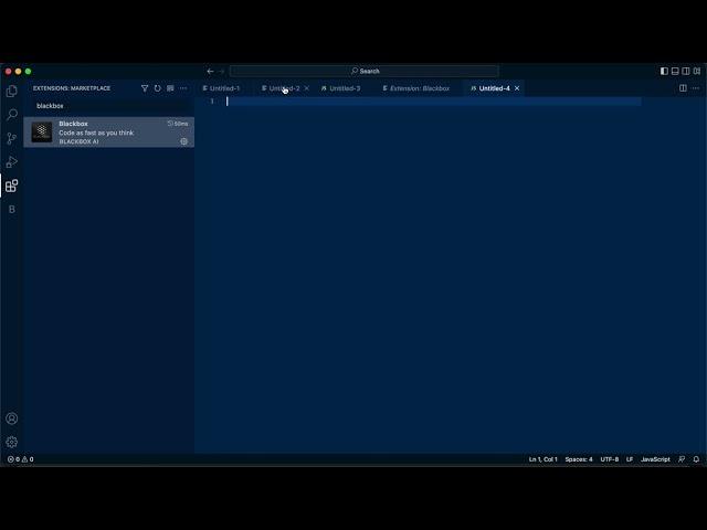 Guide to enable the Blackbox Code Search on VS Code
