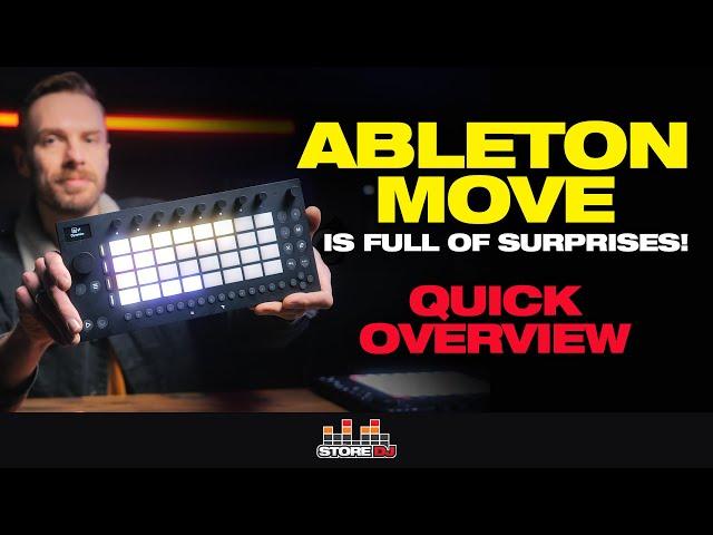 Ableton 'MOVE' Feature Overview  Compact Controller AND Standalone Groovebox!