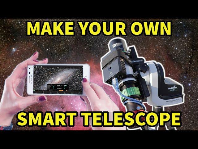 HOWTO: Make a POWERFUL smart TELESCOPE! Better than much bigger telescopes!