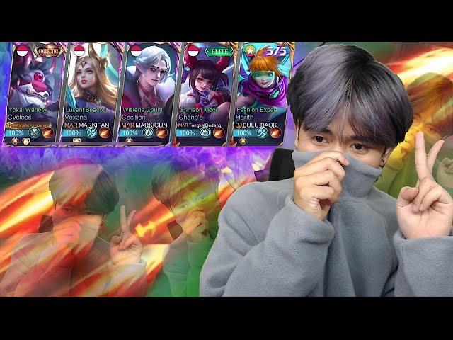 META 5 MAGE + 5 FLAMESHOT LAND OF DAWN AUTO MELEDAK - Mobile legends