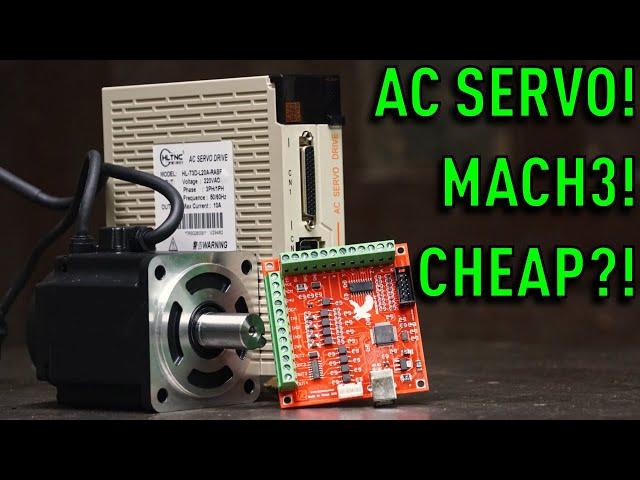 How To Setup AC Servos with Mach3 USB RNR Board