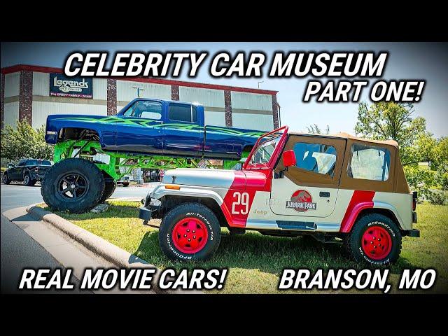 HUGE Celebrity Car Museum in Branson, Missouri PART ONE! | Screen-Used Movie Cars & Props