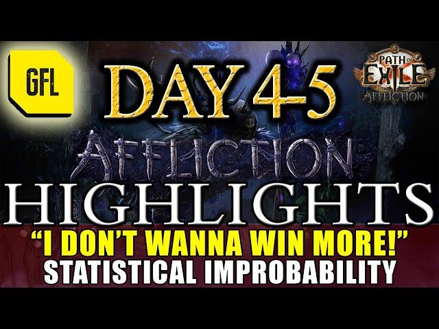 Path of Exile 3.23: AFFLICTION DAY # 04-05 "I DON'T WANNA WIN MORE", STATISTICAL IMPROBABILITY...