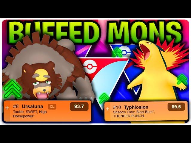 TYPHLOSION IS SICK!  ALL (IMPORTANT) BUFFED POKEMON FOR THE NEW SEASON 19 | GO BATTLE LEAGUE