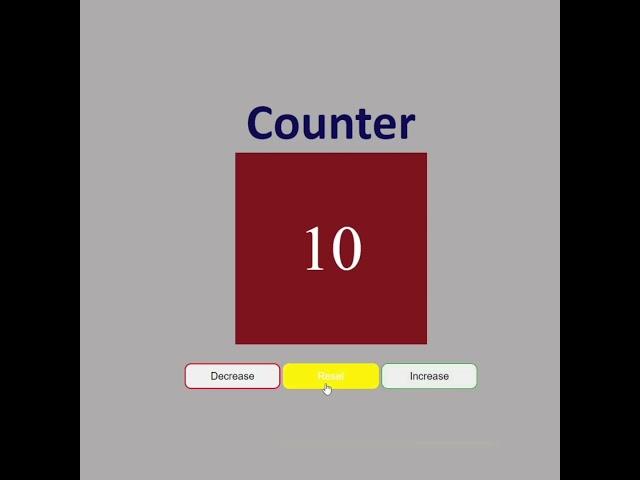 CountUp - A Simple Counter Website Built with HTML, CSS, and JavaScript