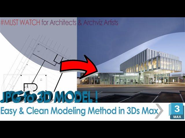 Exterior Modeling in 3ds Max | Unlock the Secret to Exterior Modeling !