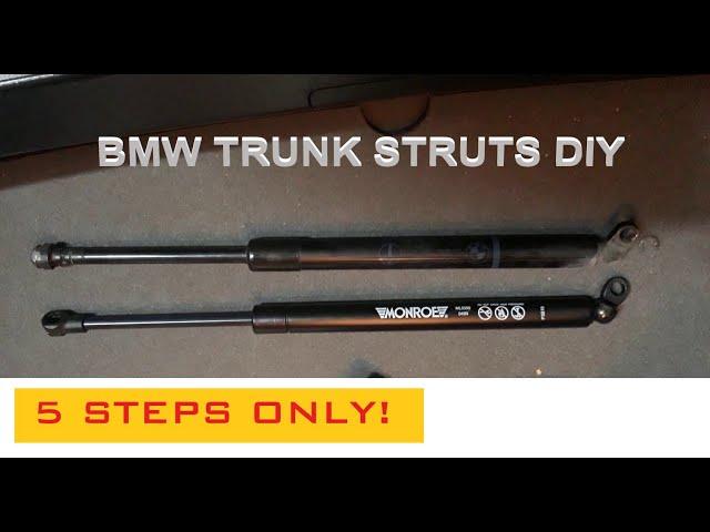 BMW TRUNK STRUT REPLACEMENT (ONLY 5 STEPS!)