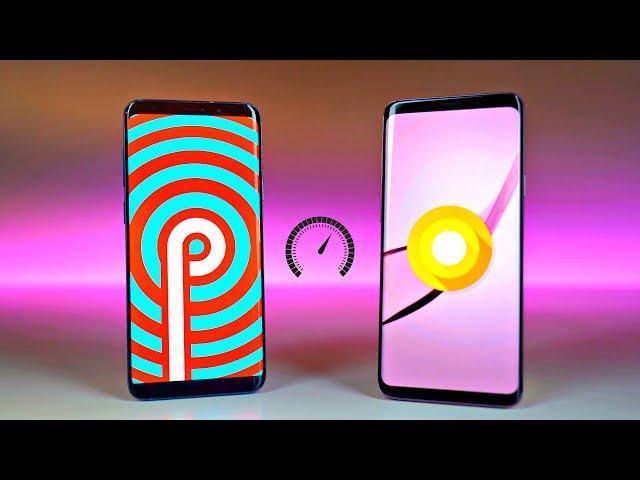 Samsung Galaxy S9 Plus One UI Android 9.0 Pie vs Experience UI Android 8.0 Oreo - Speed Test!