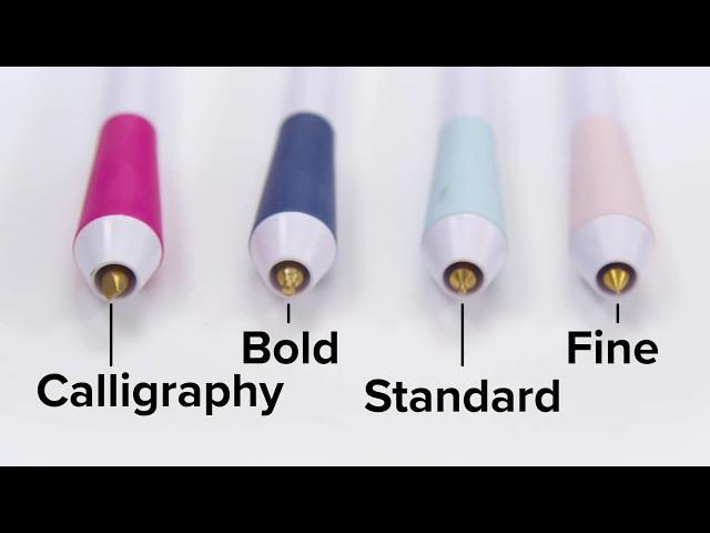 Foil Quill Freestyle Pens: Different Tips