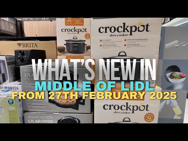 What’s New in Middle of Lidl – Household Products – From 27th February 2025