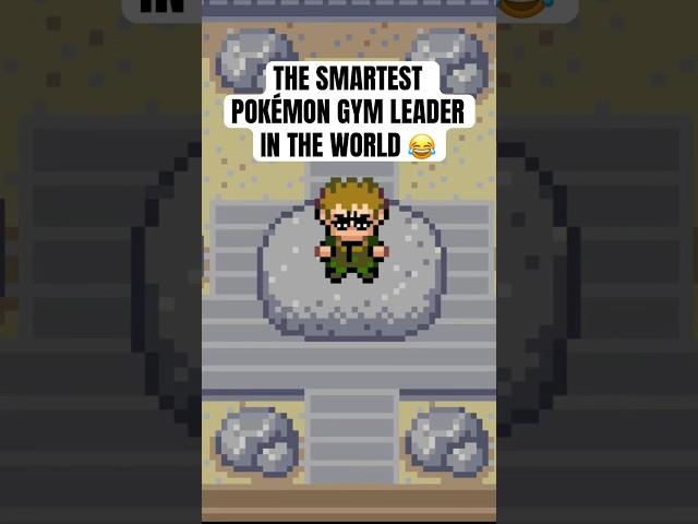 The smartest Pokémon gym leader in the world  #pokemon #shorts