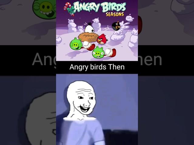 Angry birds Then vs Angry birds Now | #shorts #angrybirds #rovio #wojack #bringback2012