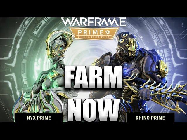 Farm Rhino Prime Nyx Prime Today! Warframe Item Updates! Warframe Hunters