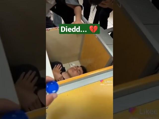 he is died at school  (sad moments)