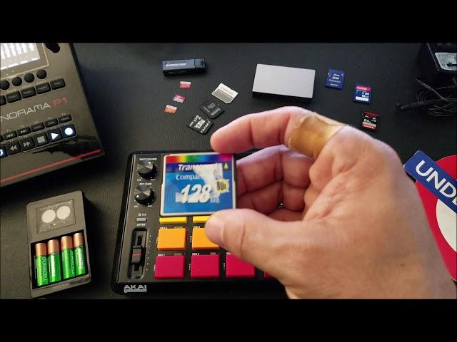 AKAI MPC 500 Memory Card Tips & More!!!