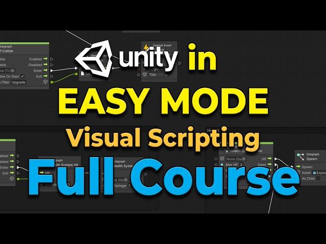 Easy Way to Make Games with Unity Visual Scripting(Bolt) - Full Course