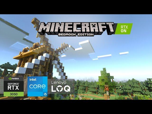 Minecraft Bedrock Edition with Raytracing - Lenovo LOQ [RTX 3050 6GB]