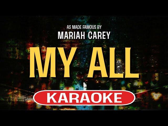 My All (Karaoke Version) - Mariah Carey