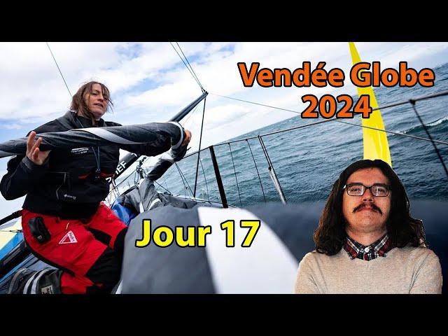 Vendée Globe 2024-2025 : Jour 17 Débrief (Simon, Dalin, Mettraux, Attanasio...)