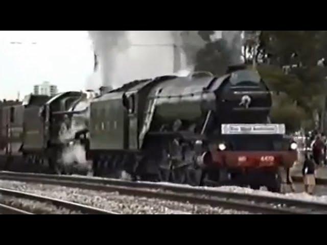Flying Scotsman and Pendennis Castle - Rail tours in Western Australia, 1989