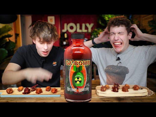 How bad is “Da Bomb” hot sauce?