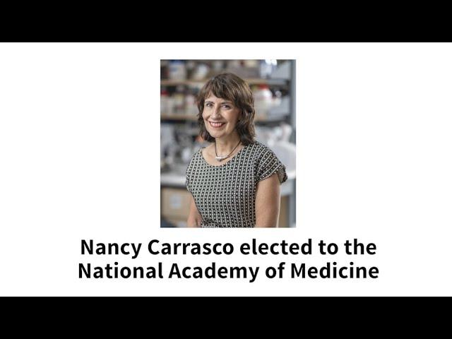 Nancy Carrasco elected to the National Academy of Medicine