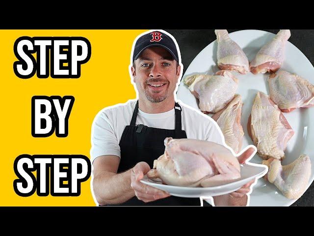 How To Cut A Whole Chicken | 8 Pieces