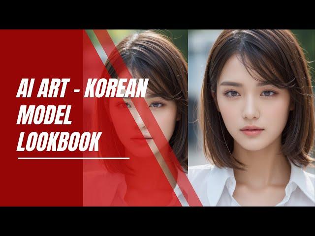 AI ART KOREAN MODEL FASHION LOOKBOOK VIDEO HD 4K