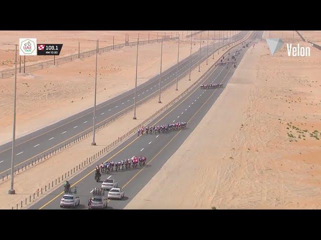 UAE Tour 2021 highlights: Crosswind chaos on Stage 1