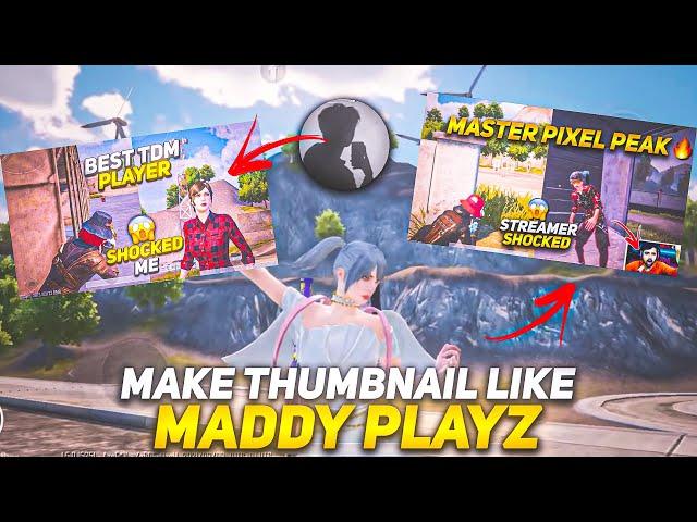 How to Make Thumbnail Like Maddy Playz | Make Thumbnail Like Maddy Playz | Maddy Playz Thumbnail