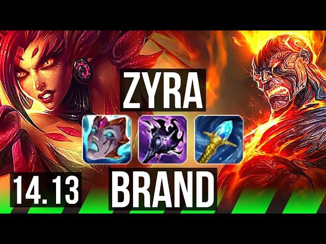 ZYRA vs BRAND (JGL) | 9/1/15, Rank 7 | EUW Challenger | 14.13