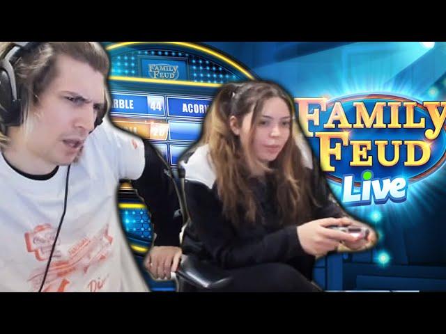 xQc vs Adept in Family Feud!