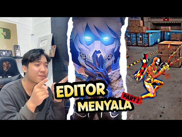 RATING JEDAG JEDUG EDITOR MENYALA PART 2 - FREE FIRE