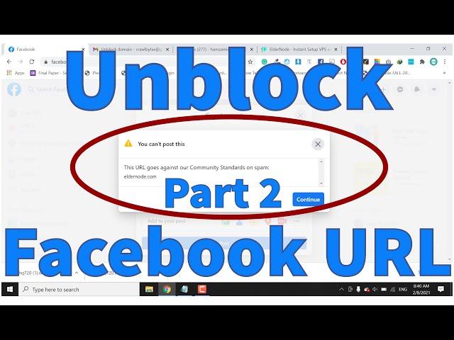 How to unblock website from Facebook 2021 | Unblock website URL from Facebook [100% working ] Part 2