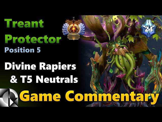 15K Comeback! Treant Protector 5 Support - Immortal | Dota 2 7.29b