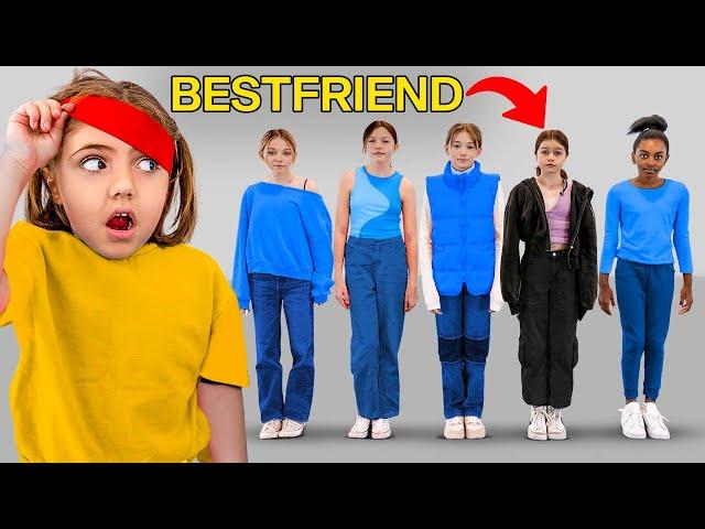 My Daughter Tries to Find Her Bestfriend Blindfolded! ft/ Jordan Matter