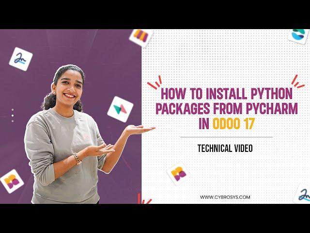 How to Install Python Packages From Pycharm in Odoo 17 | Odoo 17 Development Tutorials | Odoo 17