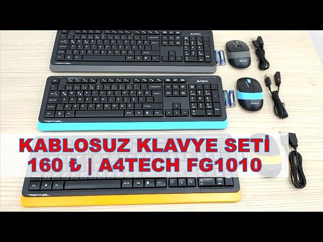 KABLOSUZ KLAVYE SETİ | 160 ₺ | A4TECH FG1010