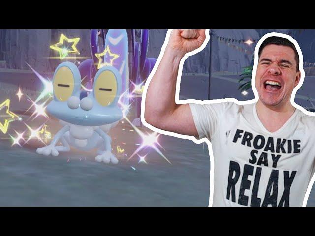 6 IV Shiny FROAKIE Reaction! | Pokemon Scarlet and Violet