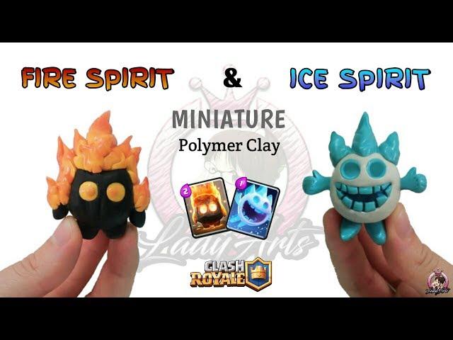 Fire & Ice Spirits | Clash Royale | Polymer Clay Tutorial