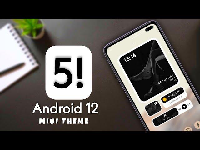 Android 12 Theme For Any Xiaomi Device | Android 12 Look | Miui 12 Premium Theme