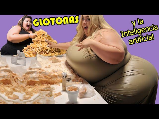 Reacting to SSBBW - GLOTTONS plus size generated with AI.