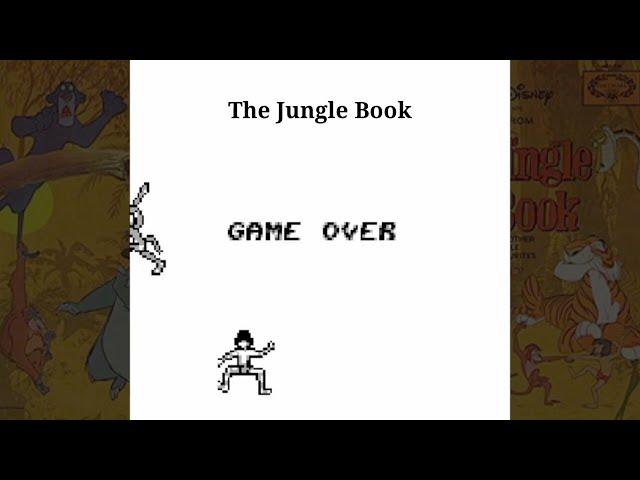 Game Boy Game Over Screens