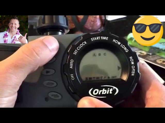 How to program an Orbit sprinkler timer