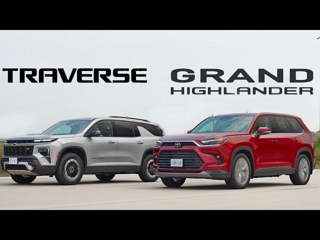 Toyota's Nightmare? 2024 Chevy Traverse vs Toyota Grand Highlander. 3Row SUV Battle!