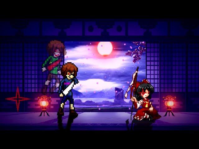 The Human's Final Test.. It's You VS Oni-Miko Reimu [MUGEN 1.1]