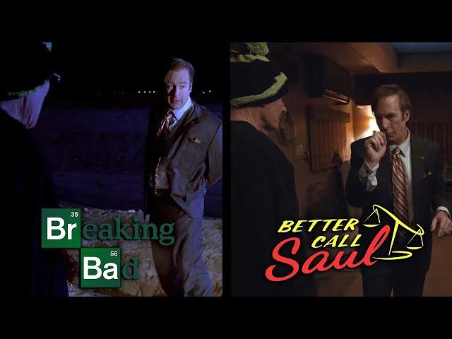 Better Call Saul "BREAKING BAD" Scenes CONNECTED!