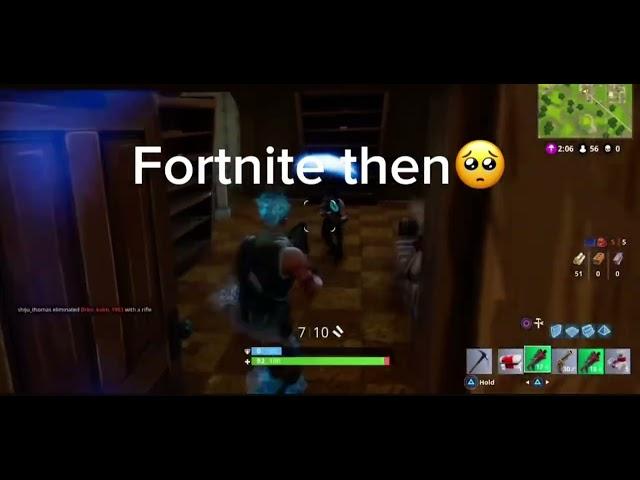 Fortnite then and now #MikeyTheMachineGaming #Anthony Allen